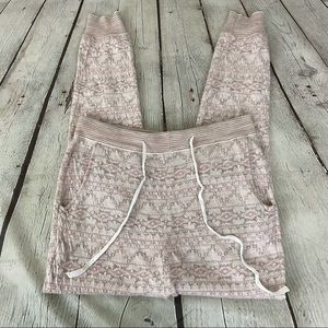 Free People Wool Sweatpants Size Small NWT Pink